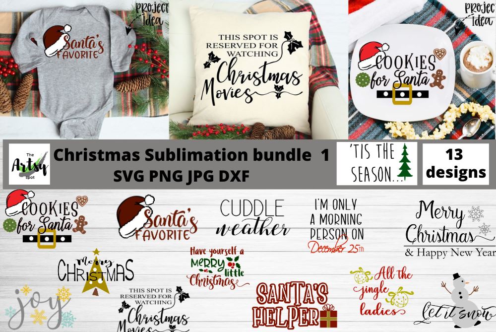 Download Christmas svg bundle, Christmas quotes, Christmas sublimation bundles - So Fontsy