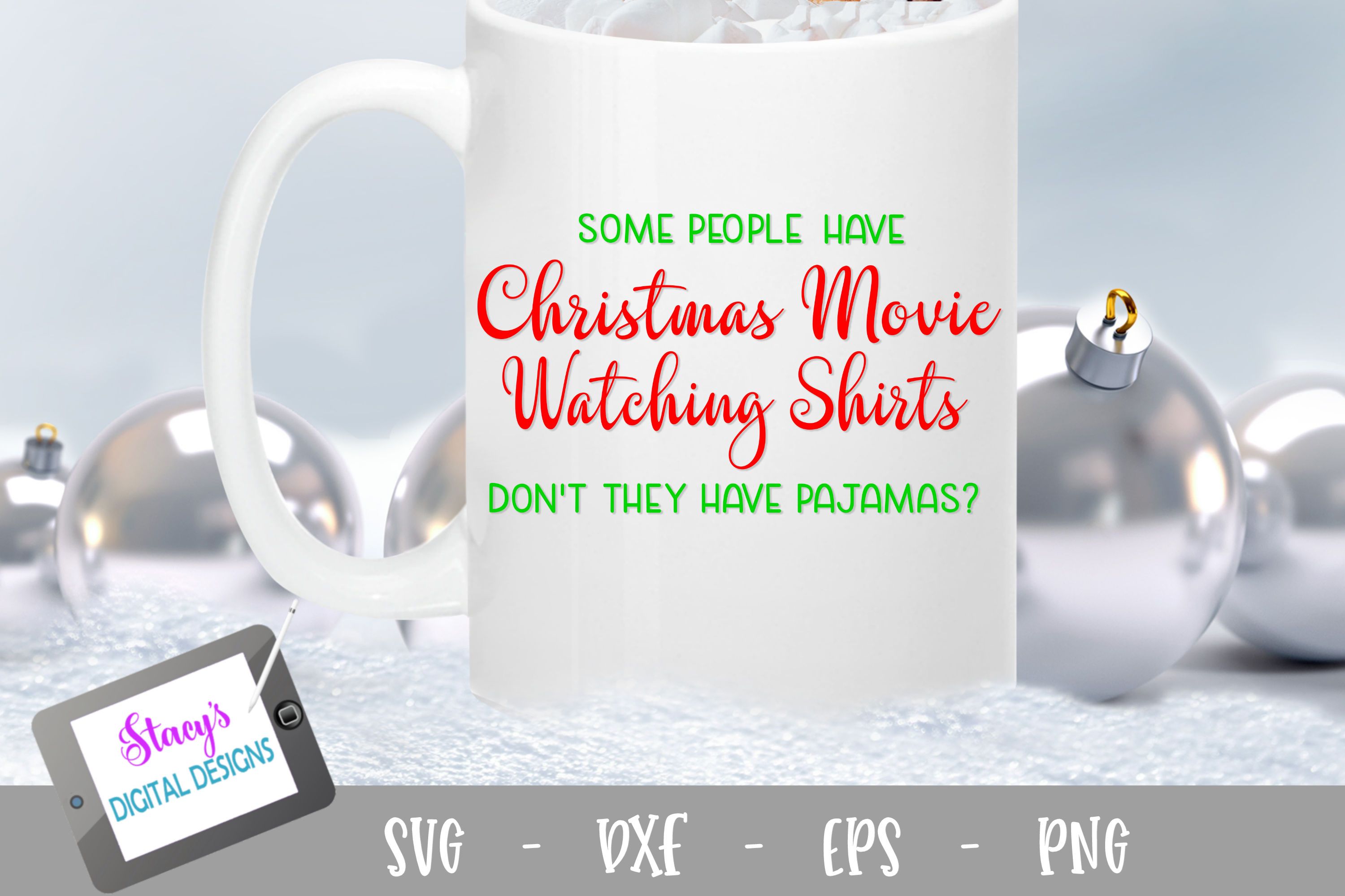 Download Christmas Svg Christmas Movie Watching Shirt Pajamas So Fontsy