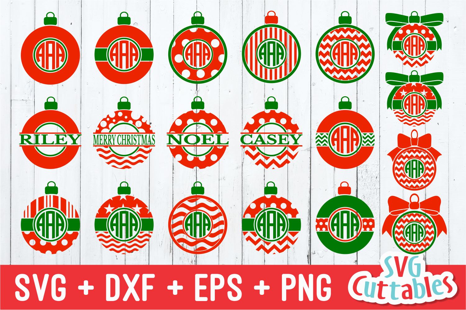 Download Christmas Svg Christmas Ornament Monogram Frames So Fontsy