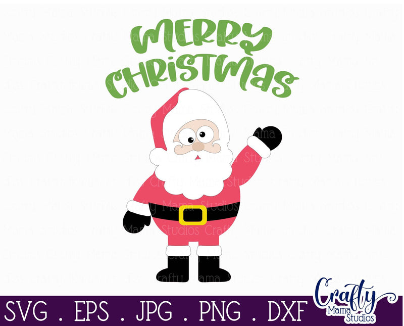 Christmas Svg - Santa Svg - Kid's Christmas - Merry Christmas - So Fontsy