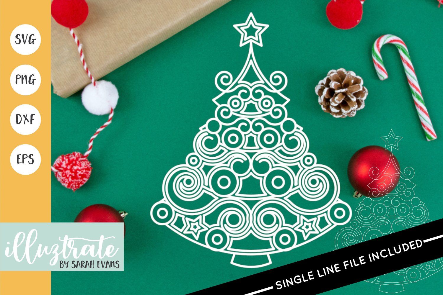 Free Free Mandala Christmas Tree Svg 595 SVG PNG EPS DXF File