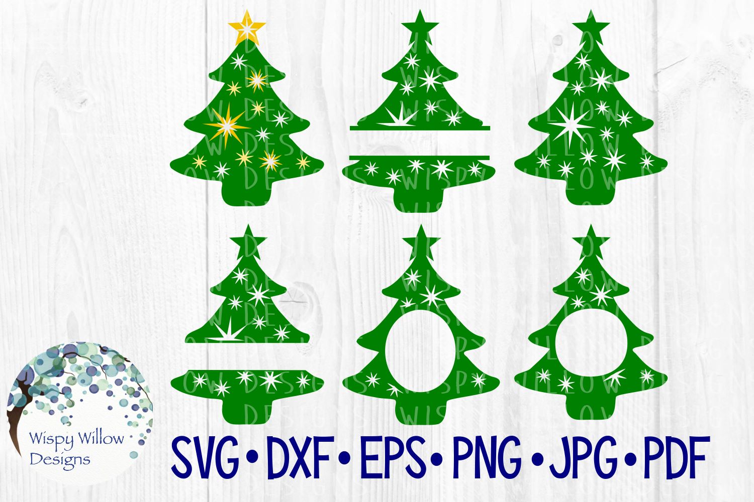 Download Christmas Tree Name Monogram Frames So Fontsy