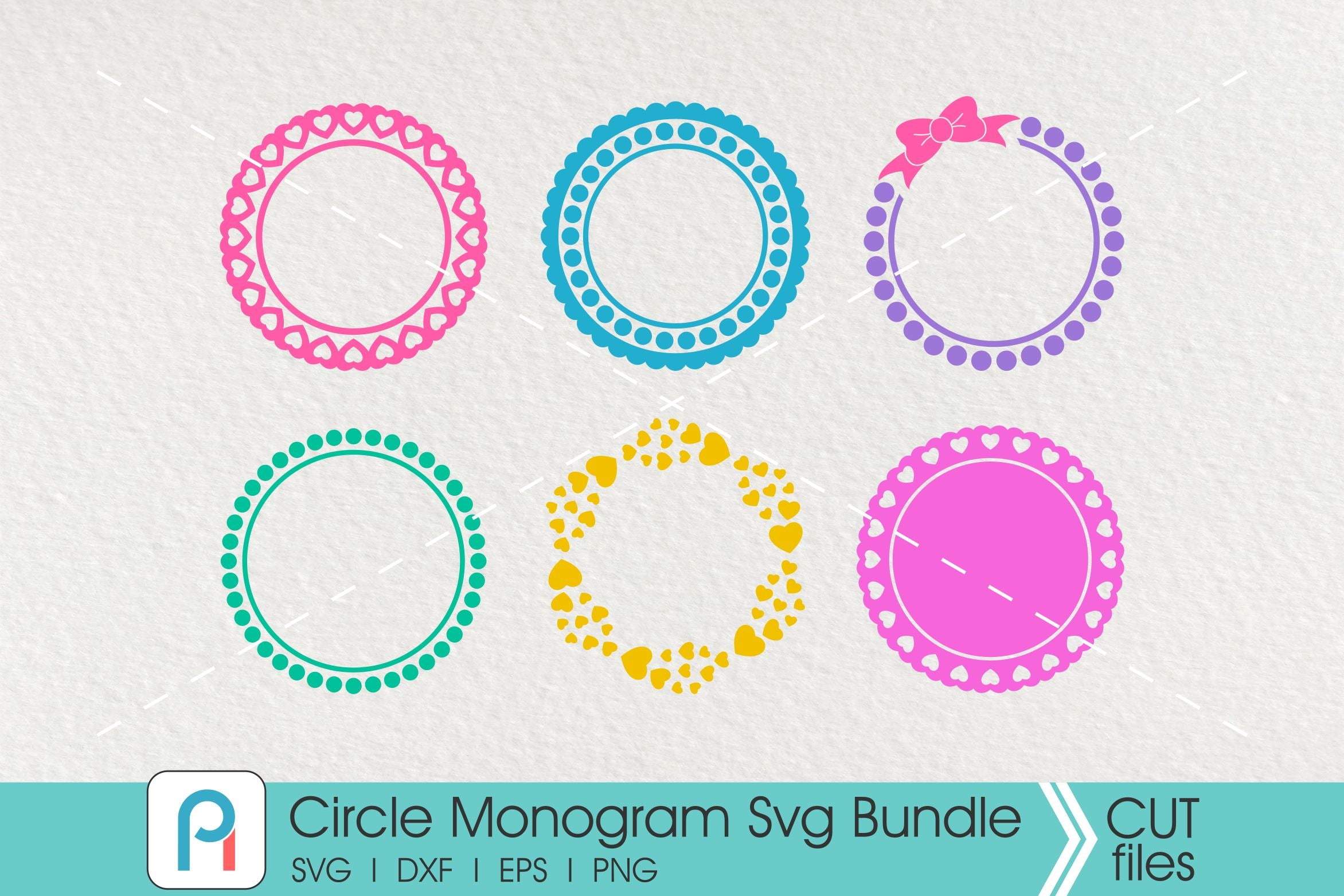 Download Circle Monogram Frame Svg Circle Frame Svg Monogram Svg So Fontsy