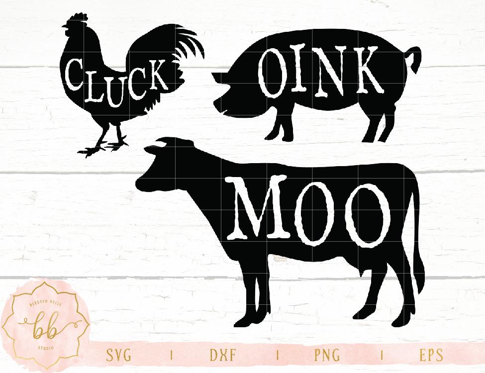 cluck oink moo pes file