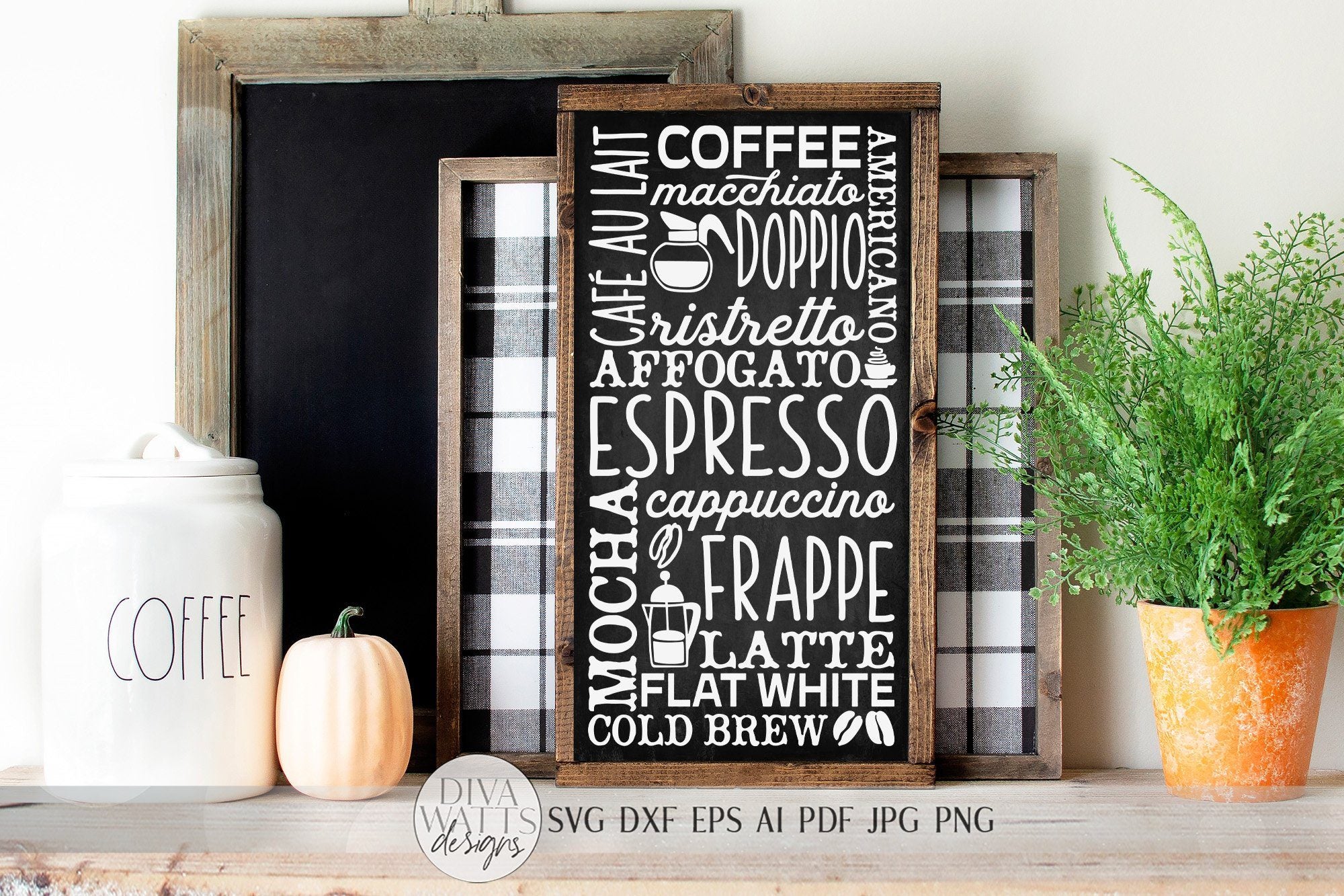 Download Coffee Bar Subway Sign Svg Coffee Menu Svg Farmhouse Kitchen Sign Svg Dxf And More So Fontsy