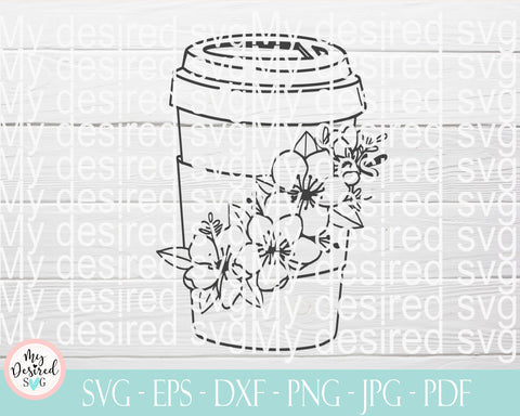 Free Free 254 Silhouette Coffee Cup Svg SVG PNG EPS DXF File