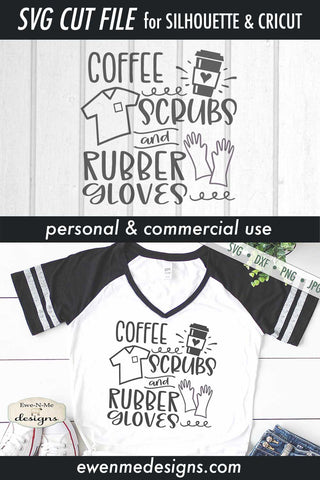 Download Coffee Scrubs And Rubber Gloves Svg So Fontsy