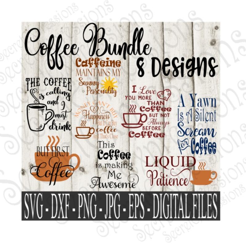 Download Coffee Svg Bundle 2 Digital Files So Fontsy