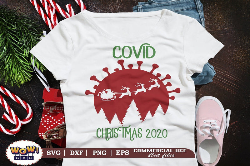 Download Covid Christmas 2020 svg, Christmas svg, Dxf, Png - So Fontsy