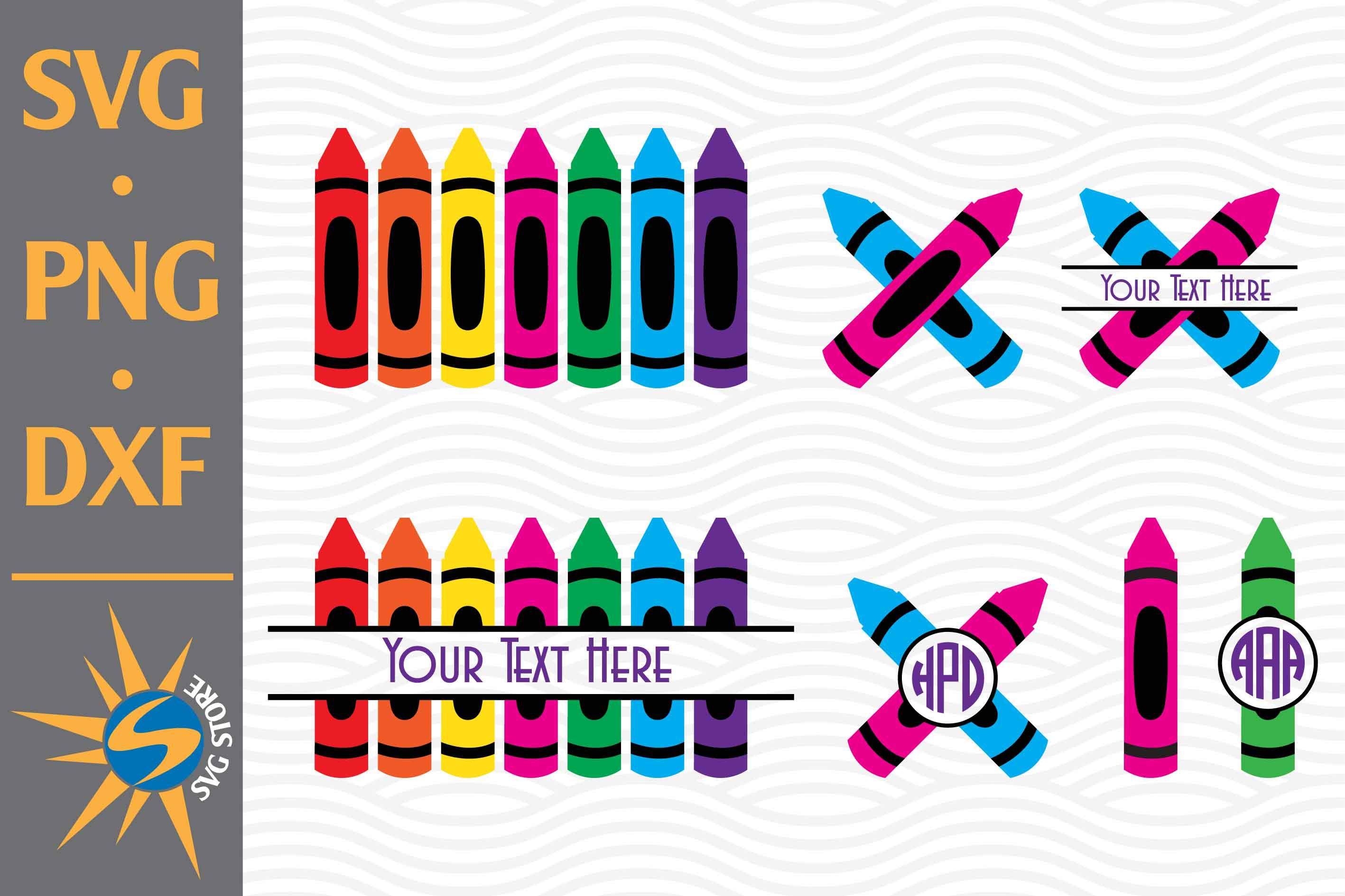 Download Crayon Monogram Svg Png Dxf Digital Files Include So Fontsy