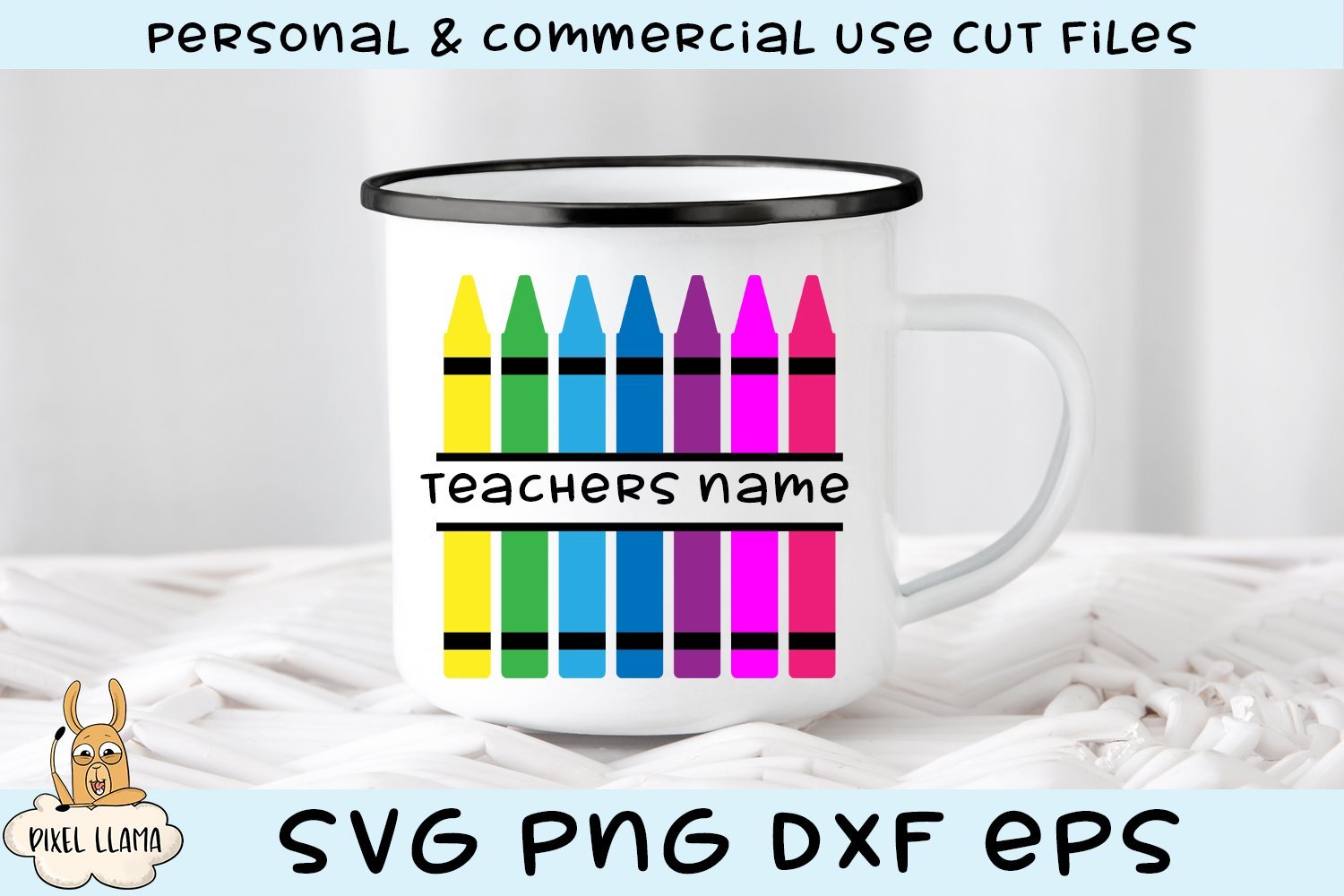 Download Crayon Split Name Teacher Monogram Svg So Fontsy