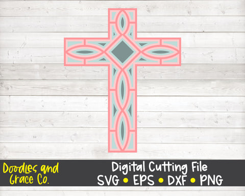 Download Cross 3d Layered Mandala Svg So Fontsy