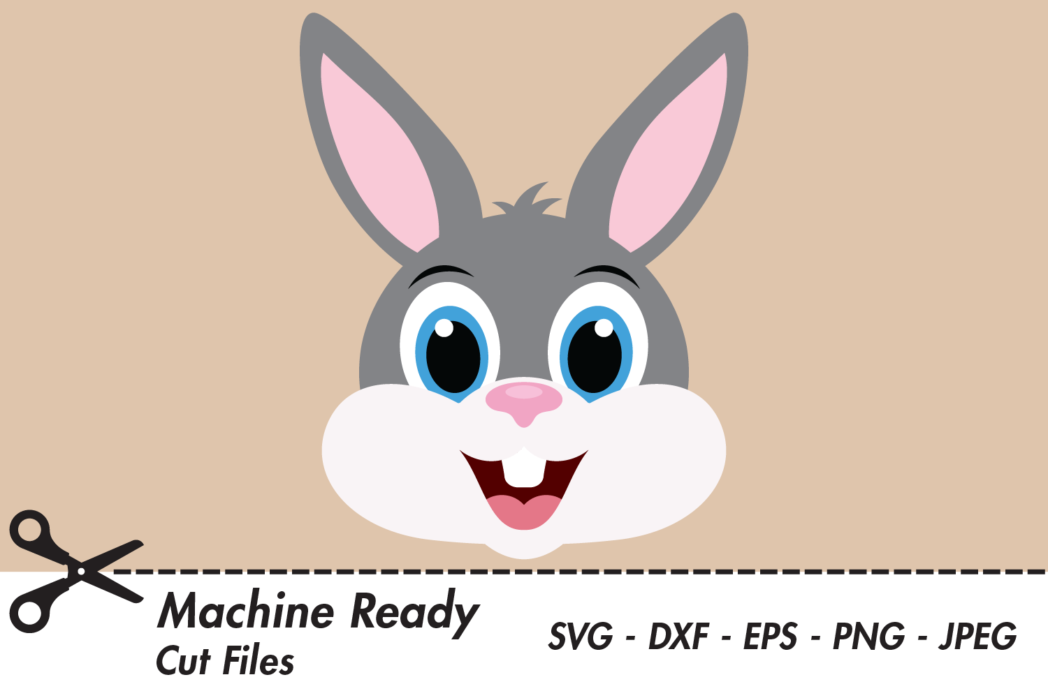 Download Cute Boy Bunny Rabbit Face Woodland Svg So Fontsy