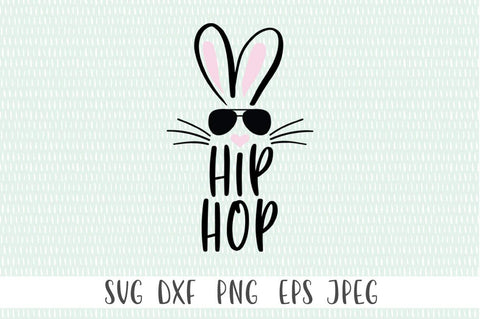 Download Cute Easter Shirt Svg Hip Hop Easter Bunny Svg Cool Bunny Svg So Fontsy