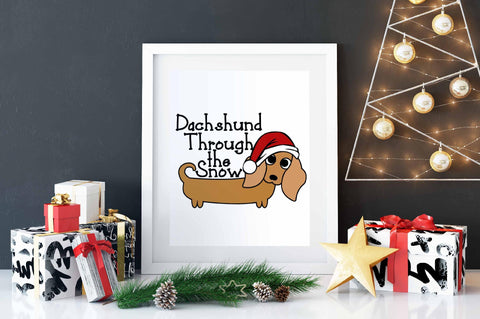 Free Free 340 Dachshund Through The Snow Svg Free SVG PNG EPS DXF File