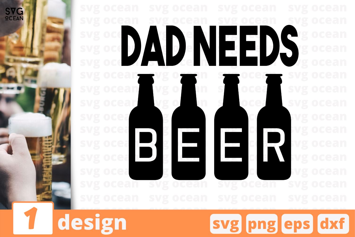 Download Dad Needs Beer Fathers Day Quotes Cricut Svg So Fontsy