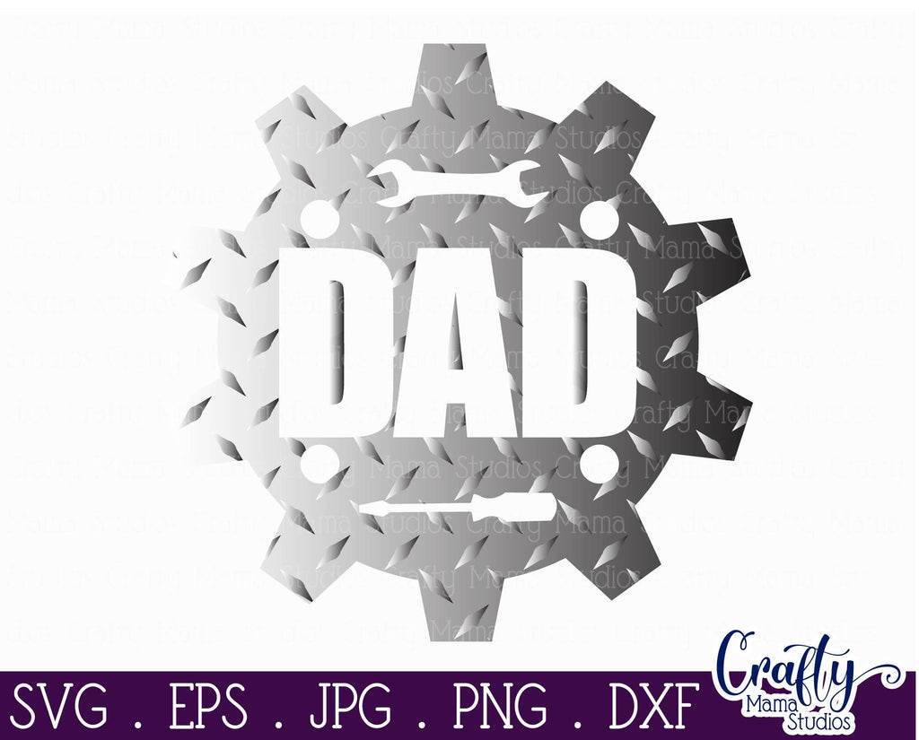 Download Dad Svg - Mechanic Cut File - So Fontsy