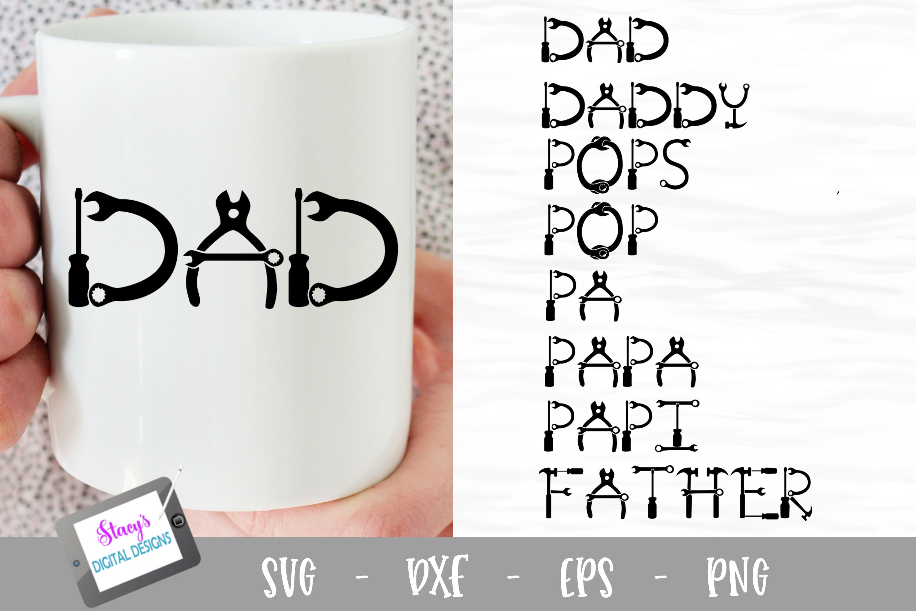 Download Dad Svg Tools 8 Names For Father So Fontsy