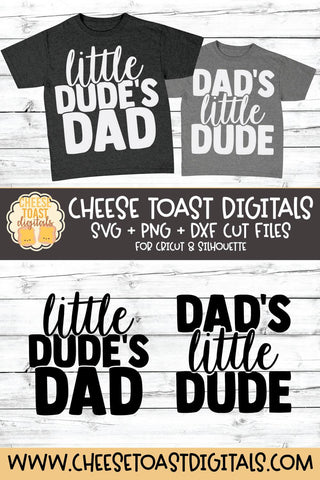 Download Daddy And Me Svg Little Dude S Dad Dad S Little Dude So Fontsy