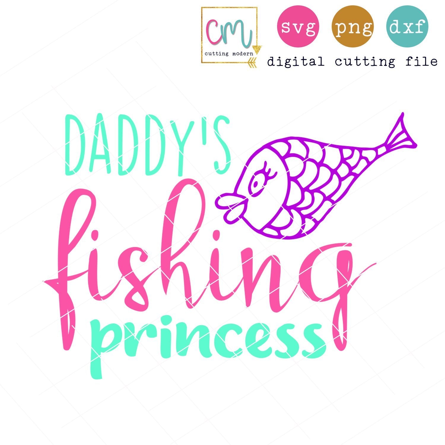 Daddy S Fishing Princess So Fontsy
