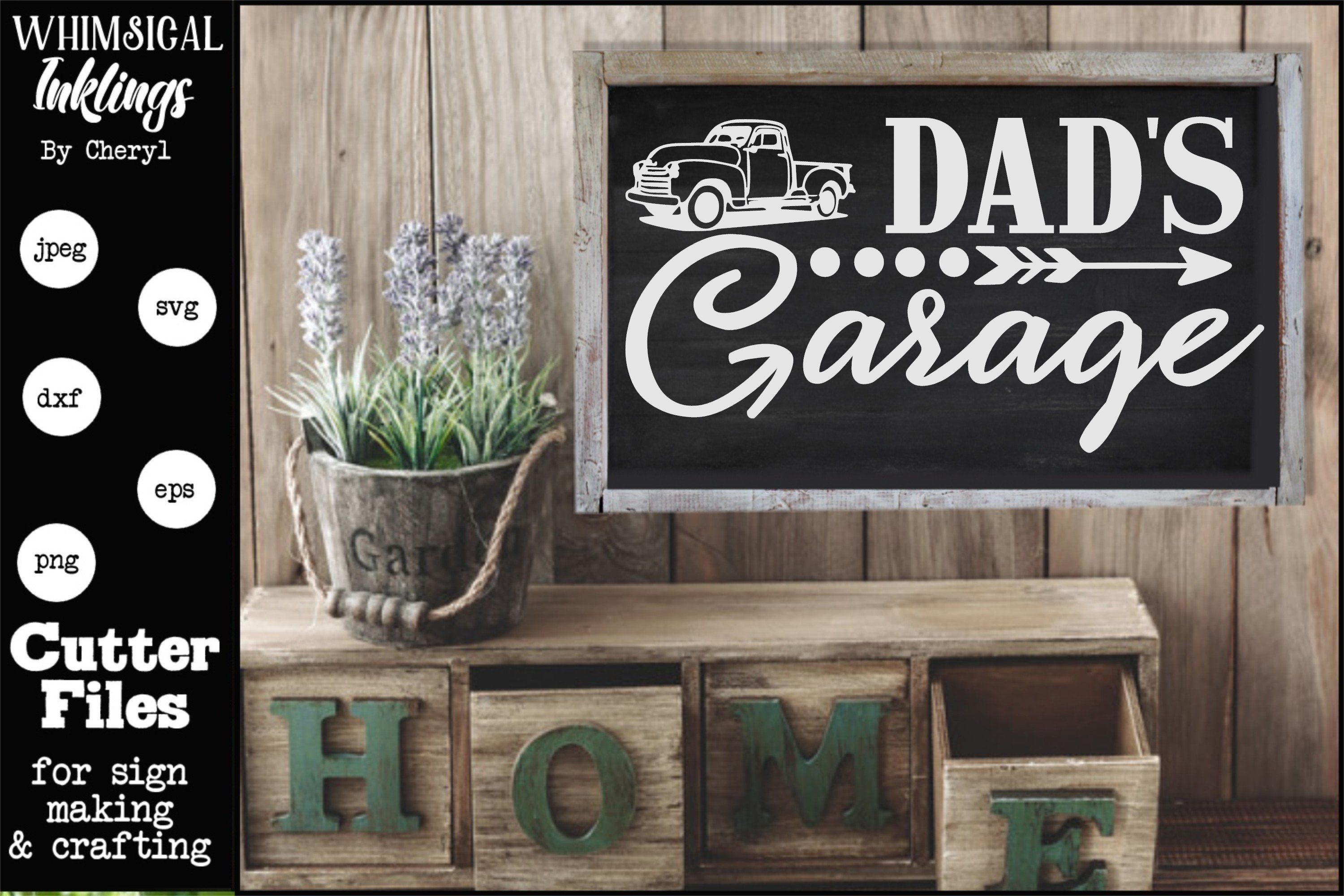 Download Dads Garage 8 Svg So Fontsy