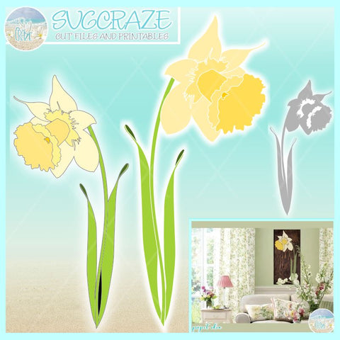 Download Daffodil Spring Flower Svg So Fontsy