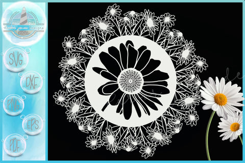 Free Free 230 Daisy Flower Outline Svg SVG PNG EPS DXF File