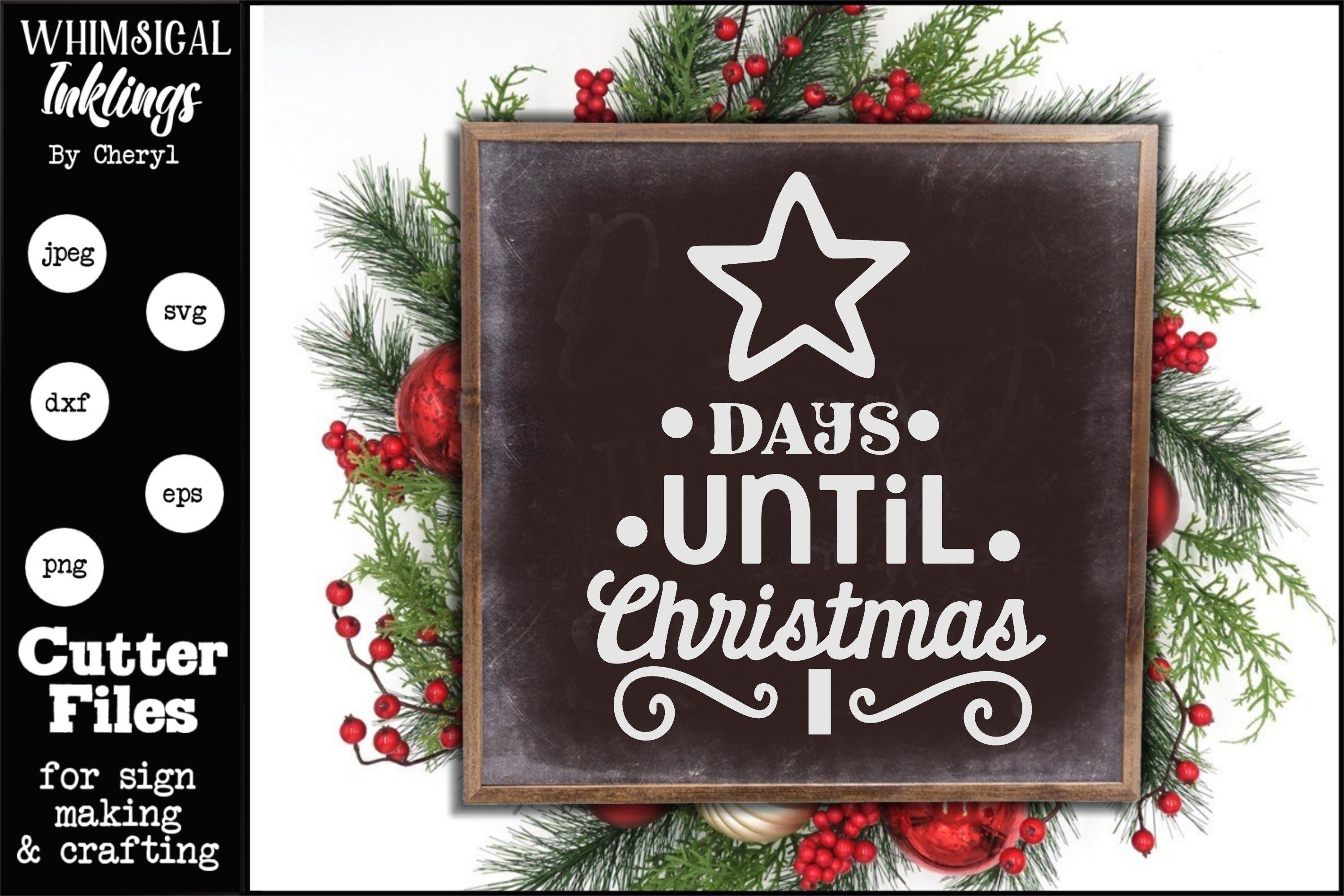 Download Days Until Christmas Svg So Fontsy