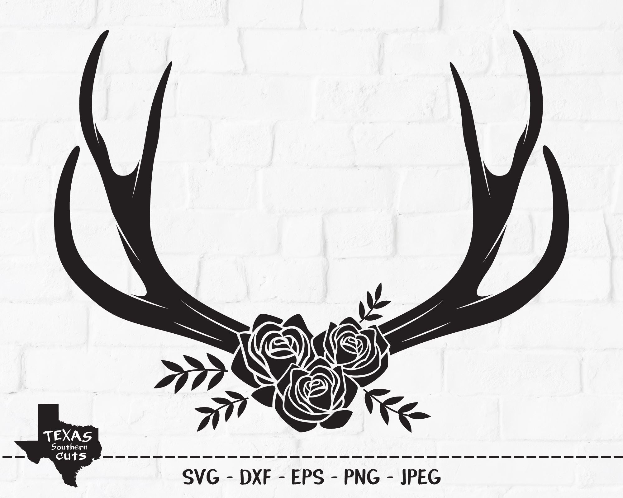 Download Deer Antlers Outdoor Svg So Fontsy