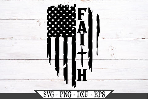 Download Distressed Faith Patriotic American Flag Svg So Fontsy
