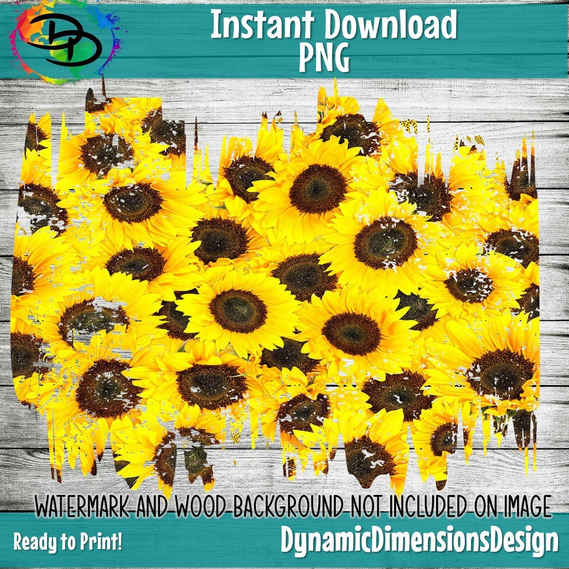 Download Distressed Sunflower Background So Fontsy