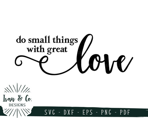 Do Small Things With Great Love Svg Files Mother Teresa Christian Wood Sign Quotes Svg 702243660 So Fontsy