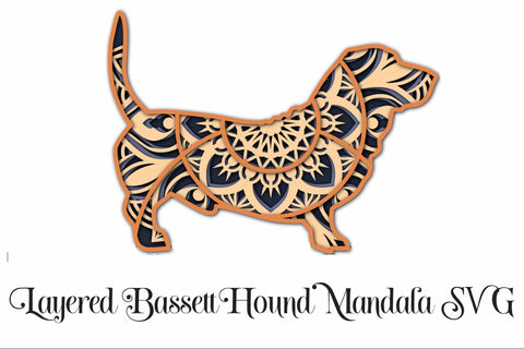 Download Dog Mandala Svg Layered Mandala Bundle Vol 1 5 Dog Breeds Lab Dachshund Pug Bulldog Beagle So Fontsy