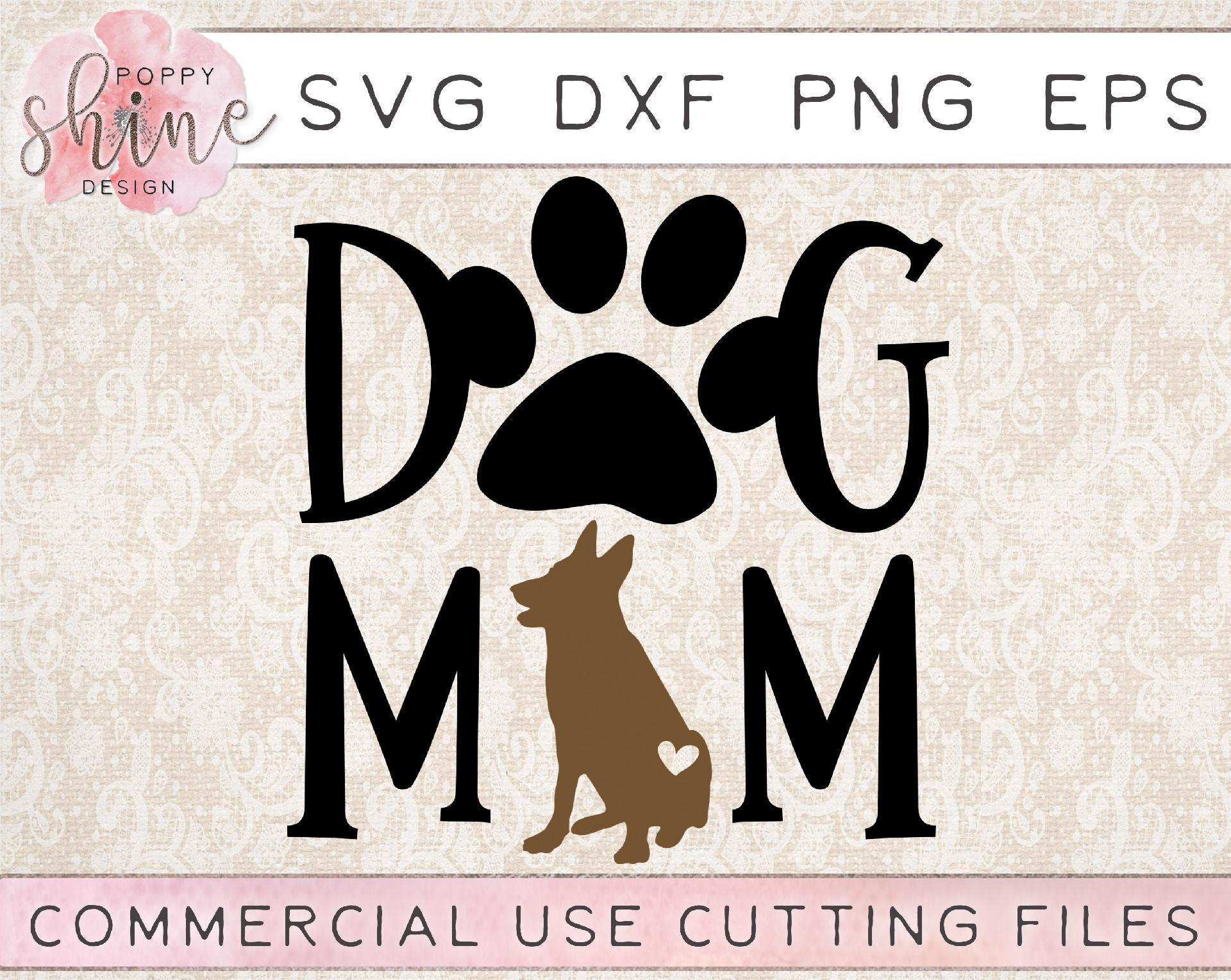 Download Art Collectibles Clip Art German Shepherd Dog Mama Monogram Frame Svg Cutting File