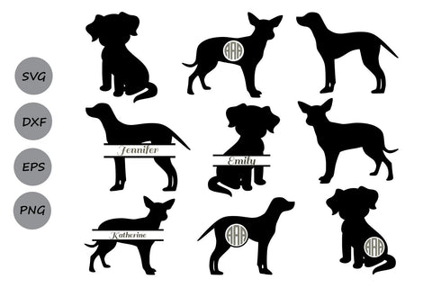 Download Dog Monogram Dog Svg Cut Files So Fontsy