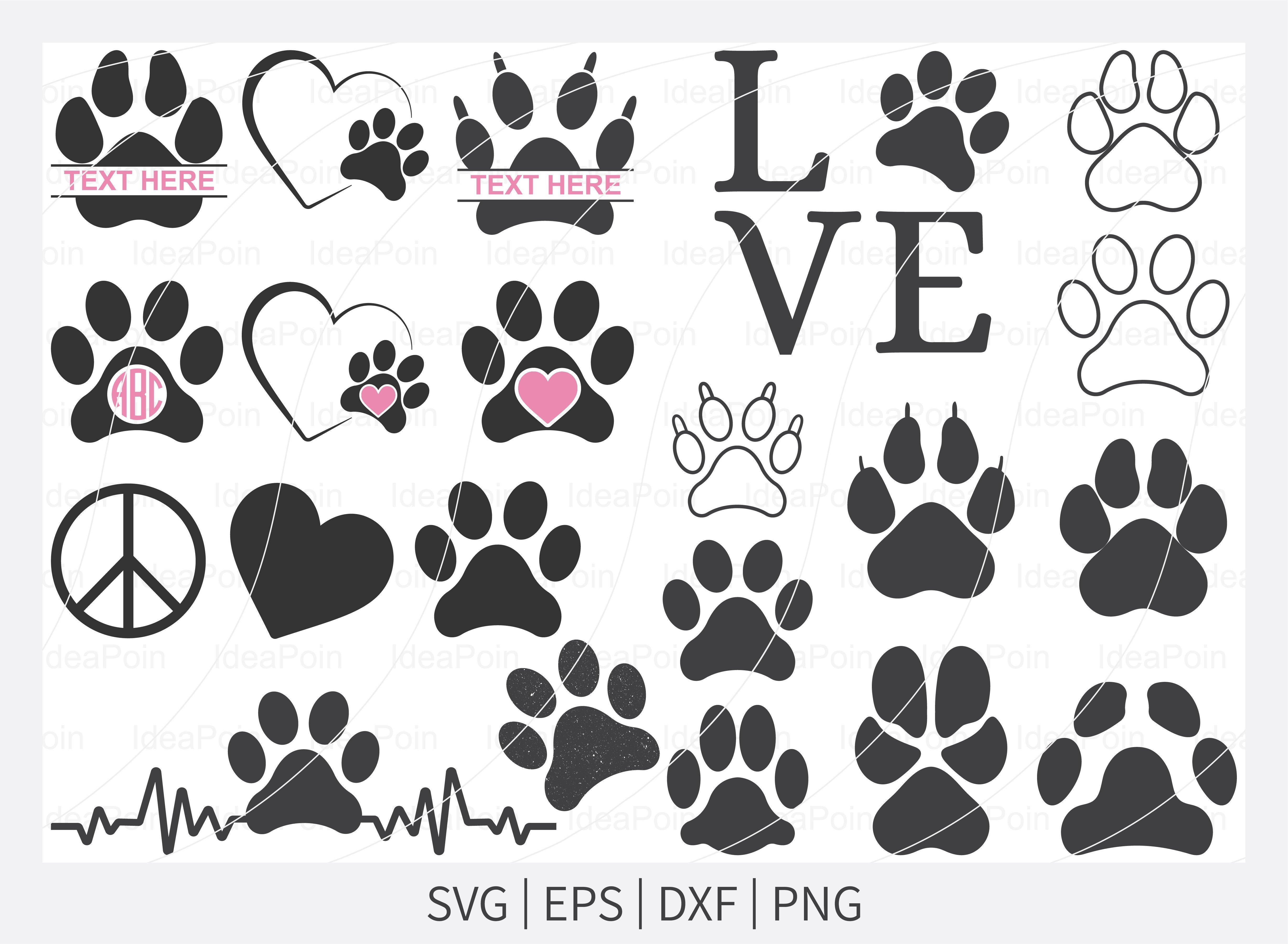 Free Free 266 Love Paw Print Svg SVG PNG EPS DXF File