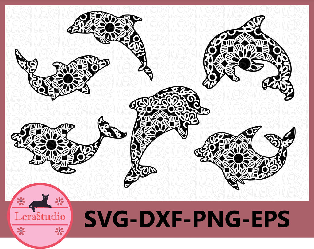 Download Dolphin Mandala Svg - So Fontsy