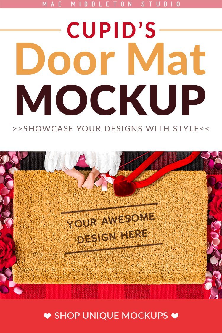 Download Door Mat mock up - Cupid - So Fontsy