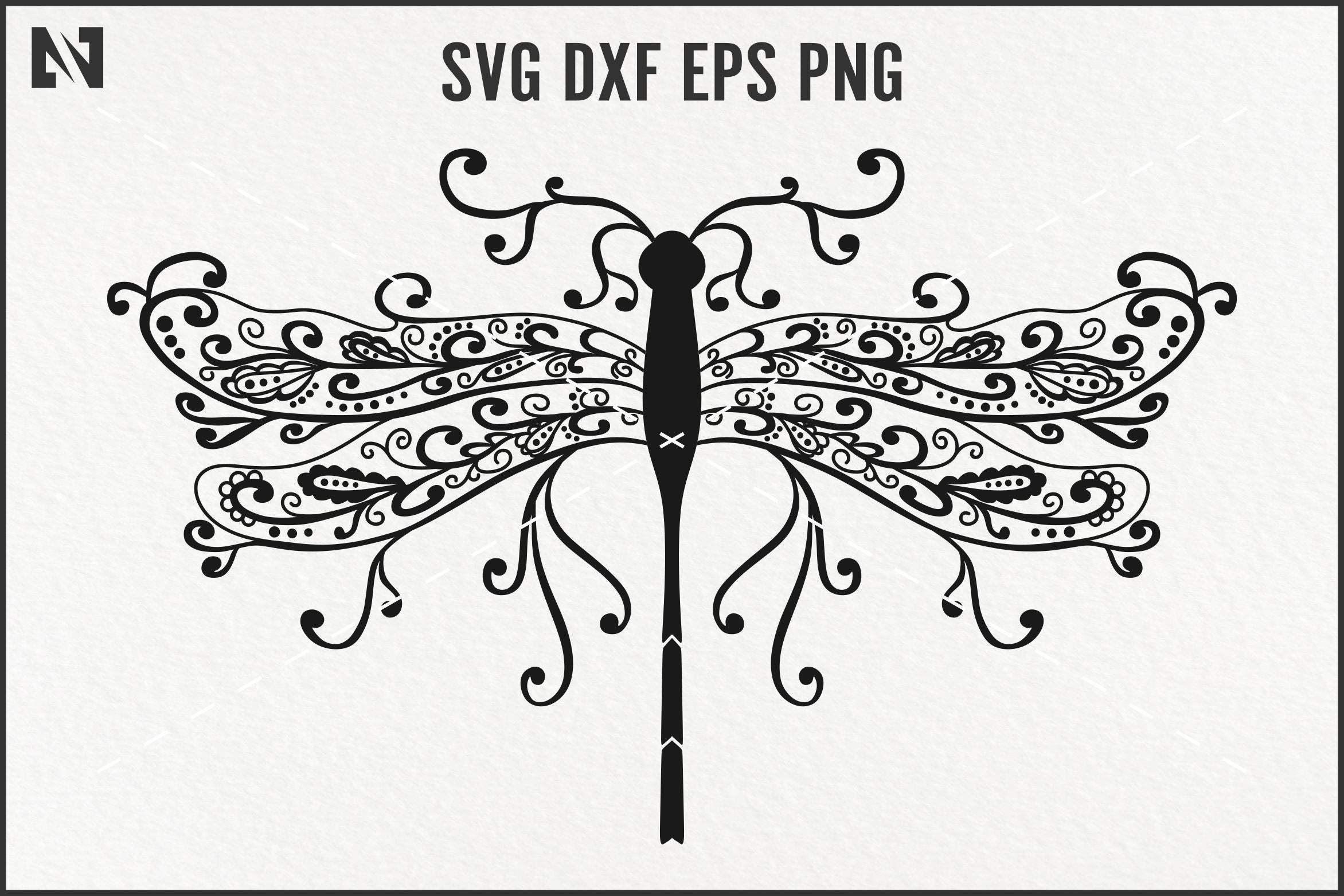 Download Dragonfly Mandala Svg Dragonfly Svg Dragonfly Clip Art So Fontsy