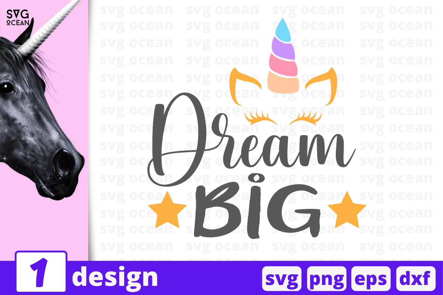 Dream Big Unicorn Quotes Cricut Svg So Fontsy