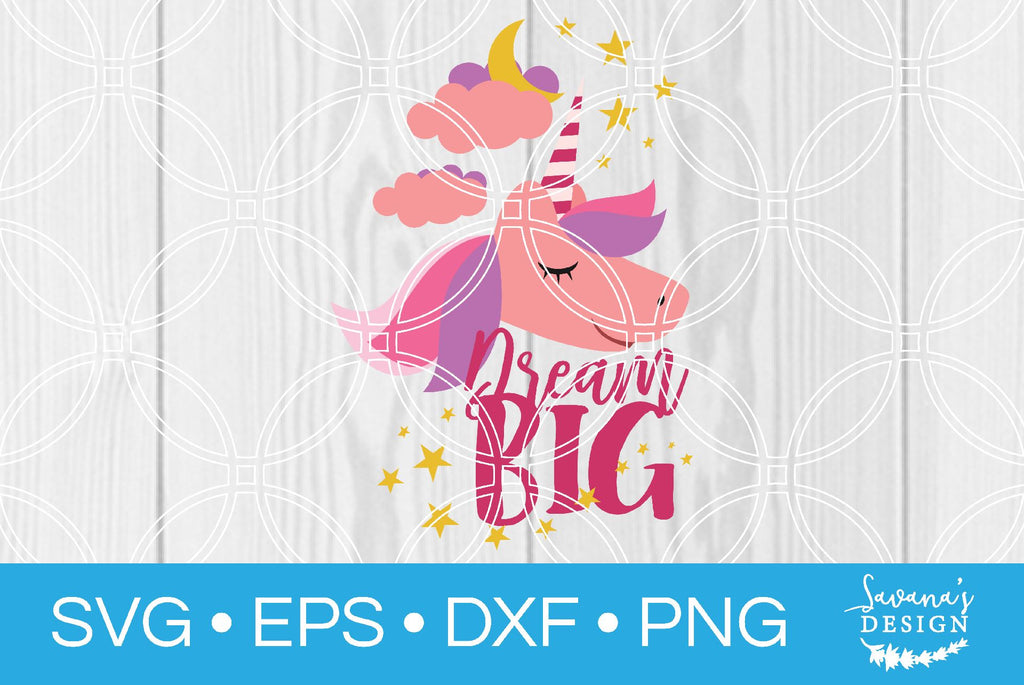 Free Free 144 Dream Big – Unicorn Head Svg SVG PNG EPS DXF File