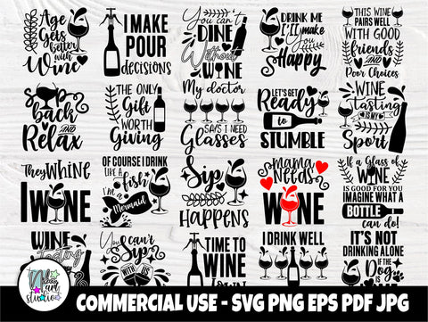 Download Drinking Svg Bundle Wine Svg Wine Quotes Shirt So Fontsy