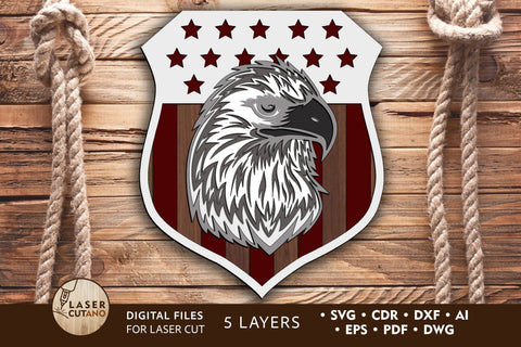 Free Free 115 Layered Eagle Mandala SVG PNG EPS DXF File