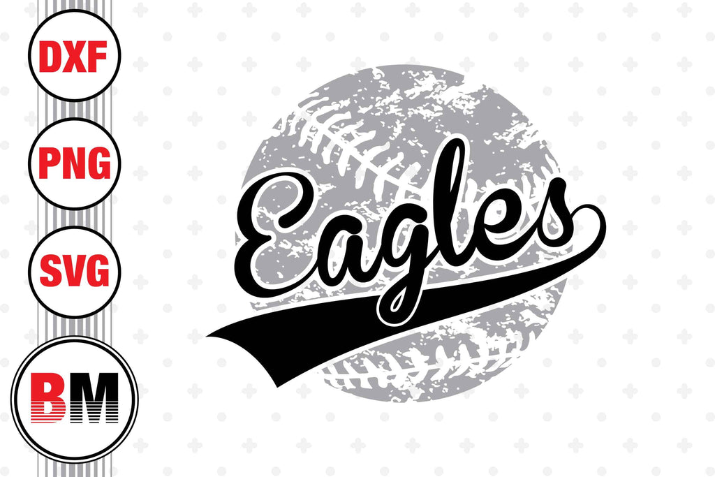 Eagles Baseball SVG, PNG, DXF Files - So Fontsy