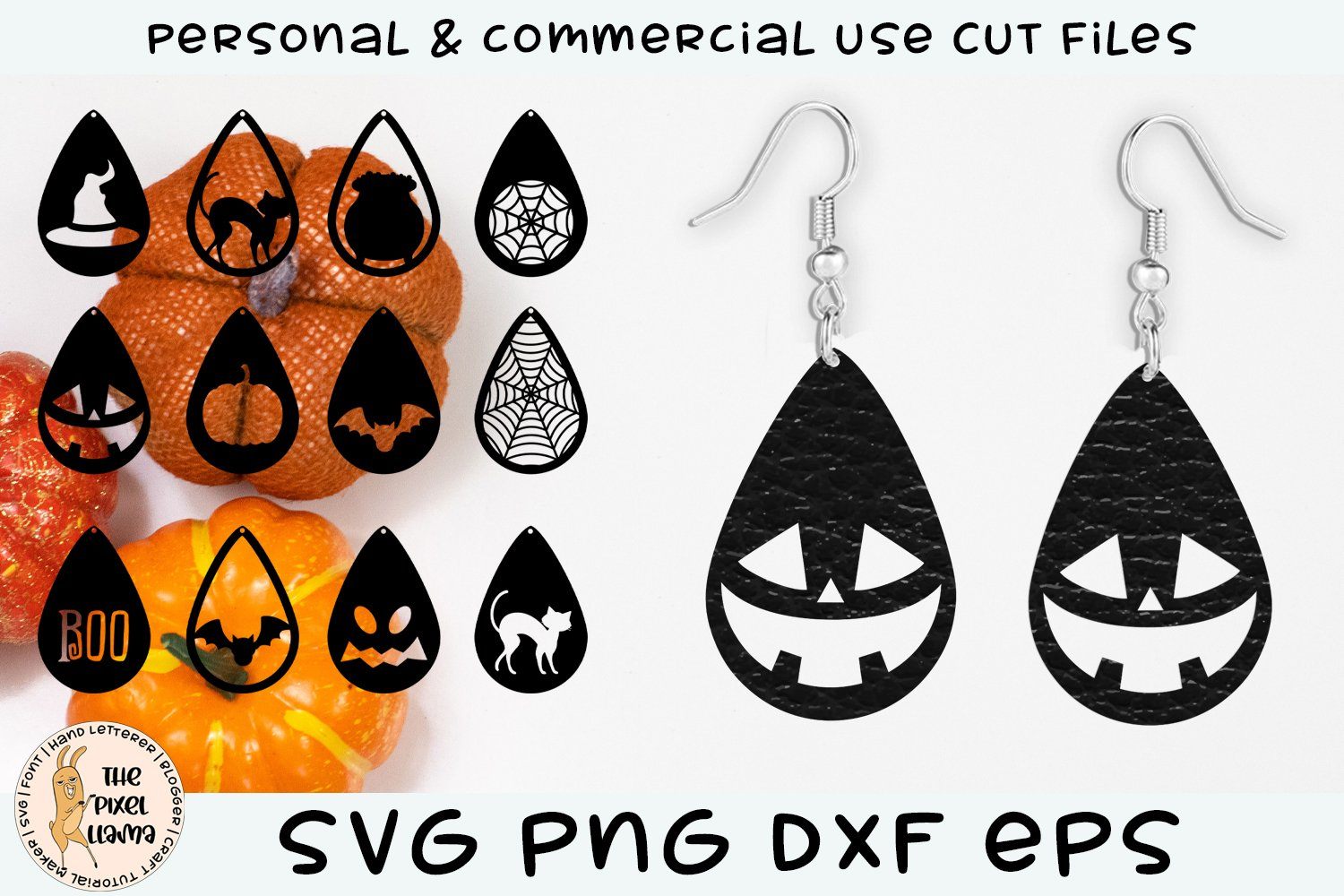 Download Earrings Svg For Halloween So Fontsy