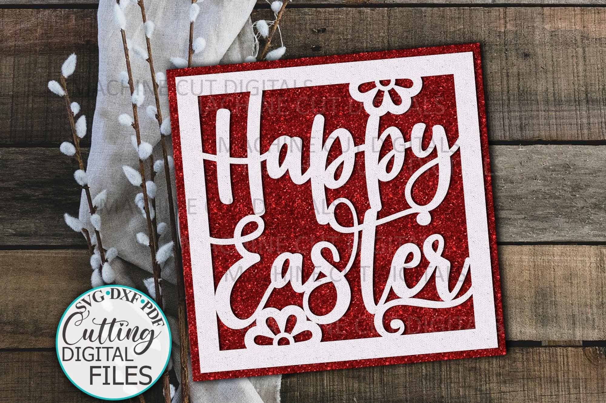 Download Easter Card Svg Cricut Easter Card Svg Happy Easter Card Svg Papercut Svg Cut Out Svg Laser Cut Svg Easter Stencil Svg Commercial Svg So Fontsy