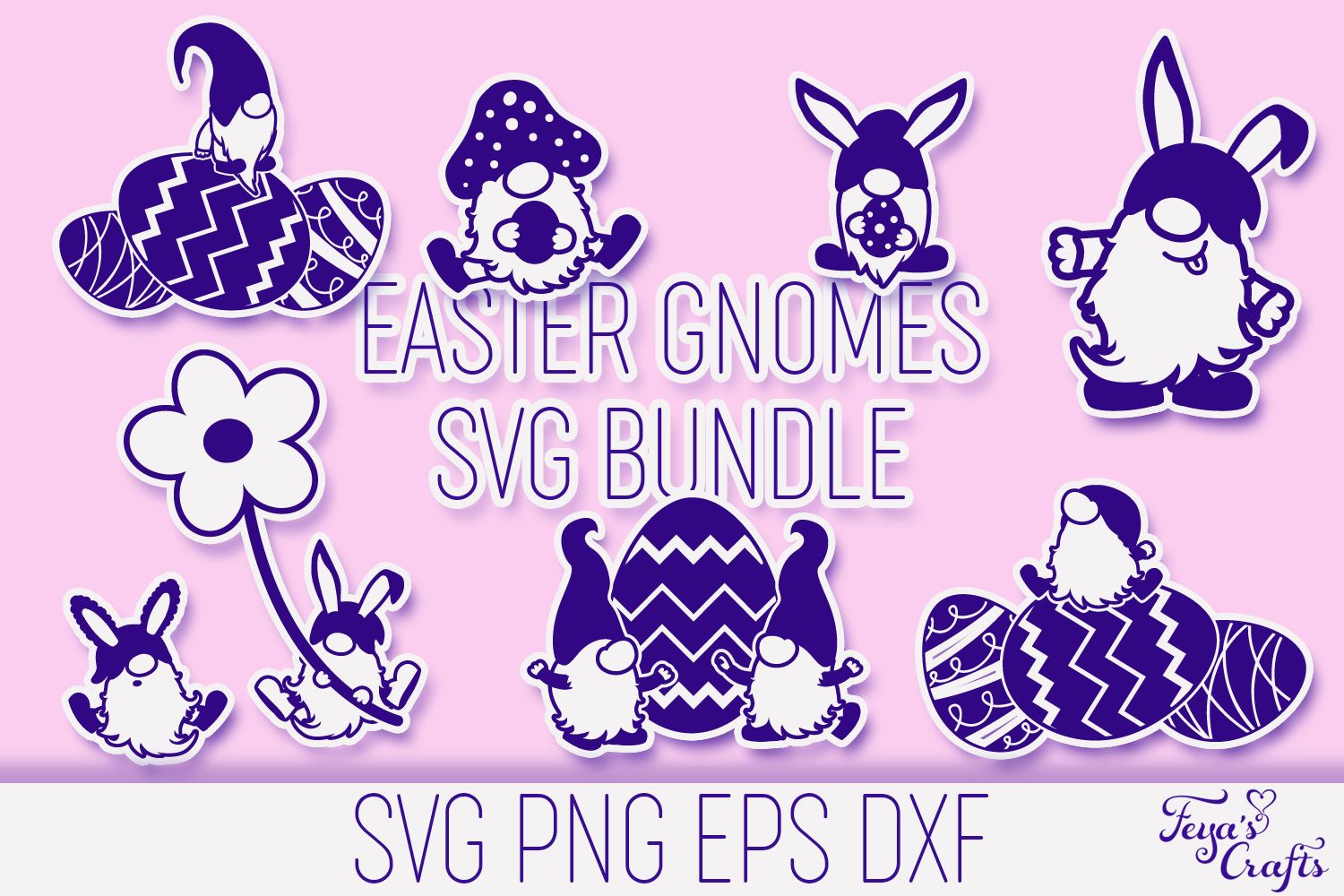 Download Easter Gnomes Svg Files Bundle So Fontsy