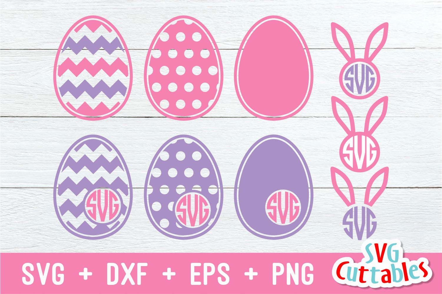 Download Easter Monogram Frames So Fontsy