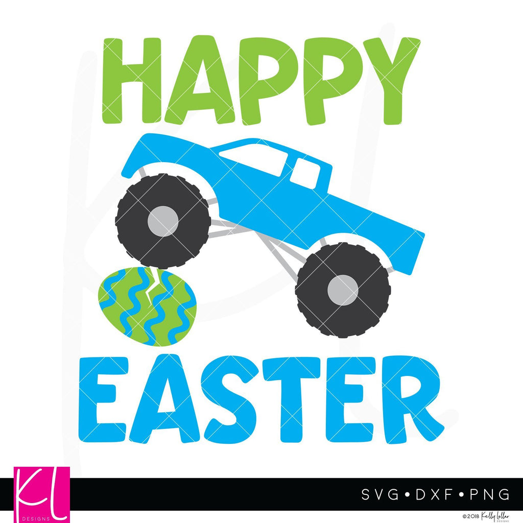 Easter Monster Truck - So Fontsy