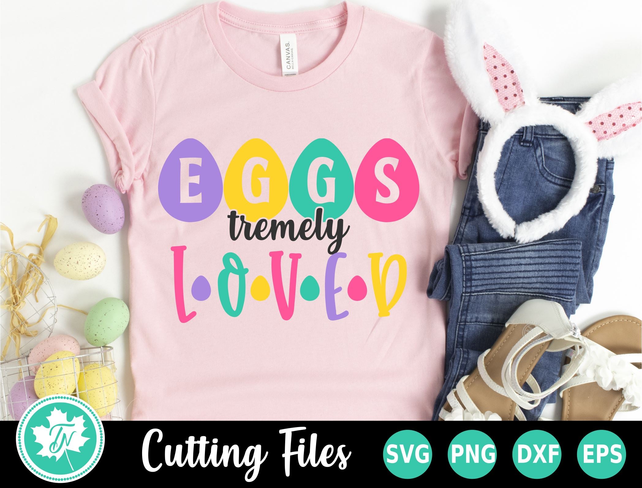Download Easter Svg Easter Shirt Svg Egg Stremly Loved So Fontsy